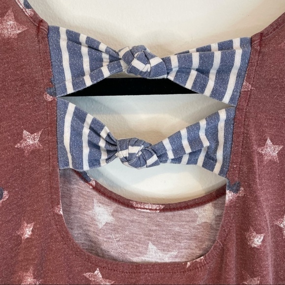 Disney Minnie Mouse American Fourth of July Stars And Stripes Tank Top - Picture 4 of 8